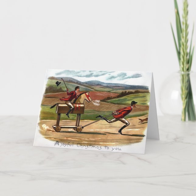 Vintage - Cartão de Natal Vitoriano (Frente)