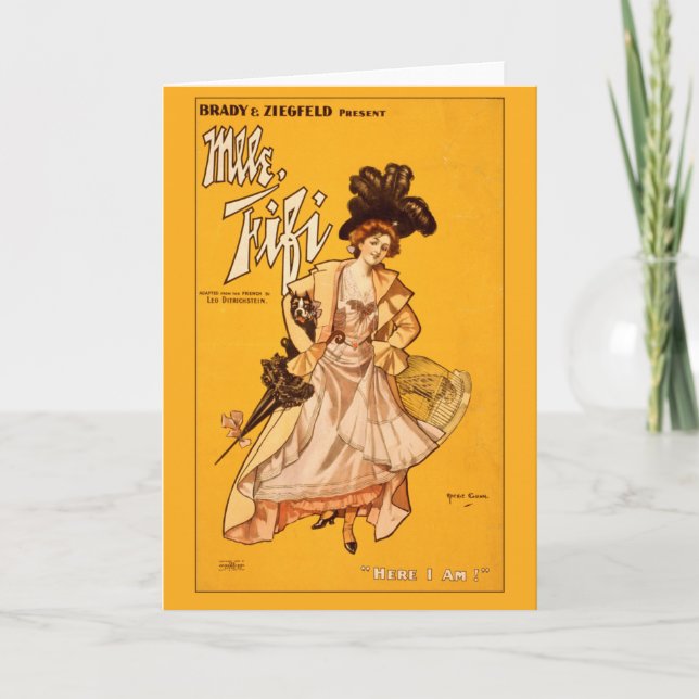 Vintage - Cartão de Poster (Frente)