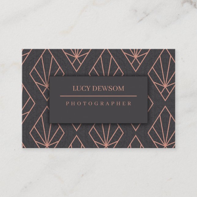 Vintage - Cartão de visita duplo (Frente)