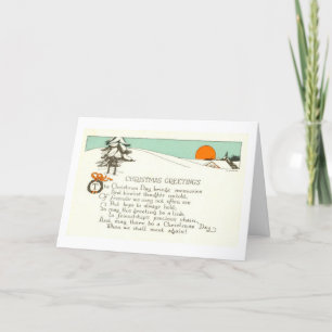 Vintage - Cartões de natal para Amigos,