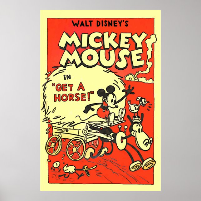 Vintage Cartoon Poster (Frente)