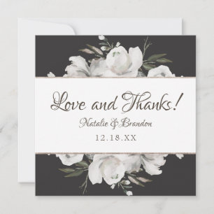 Vintage Cherish Casamento Amor e Agradecimento Qua
