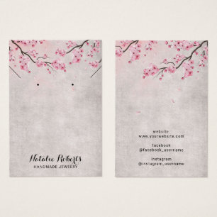 Vintage Cherry Blossom Floral Earração