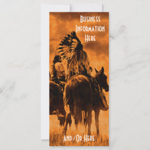 Vintage Cheyenne Warriors 2012 Calendar Bookmark