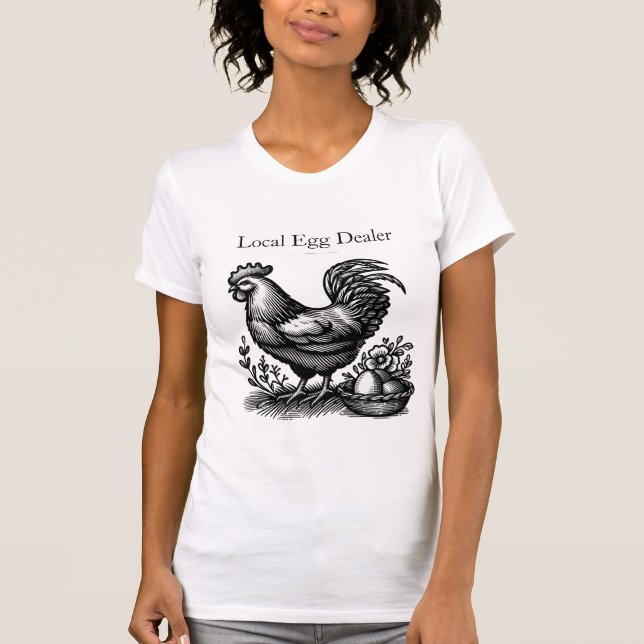 Vintage Chicken Farm T-Shirt (Frente)