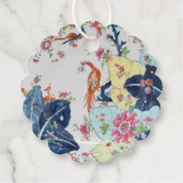 vintage Cigarro Folha azul e branco com etiqueta d