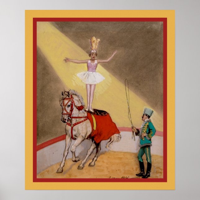 Vintage Circus Poster (Frente)