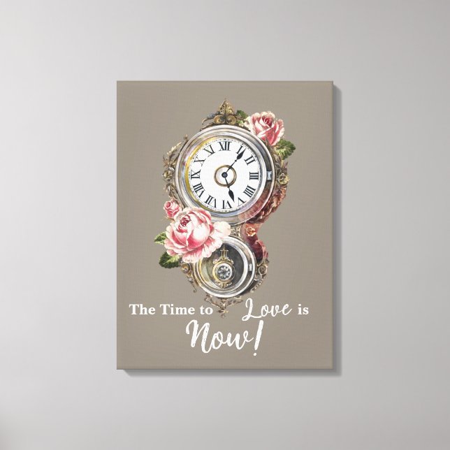Vintage Clock - Canvas (Frente)
