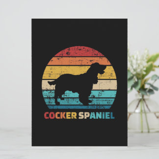 Vintage Cocker Spaniel | Pão de Panela de Cocker d