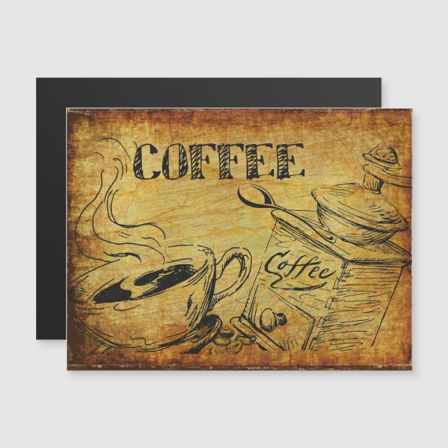 Vintage Coffee Cup Velha Moda (Frente/Verso)