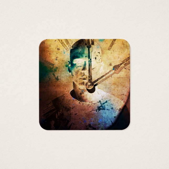 Vintage com o relógio (Frente)