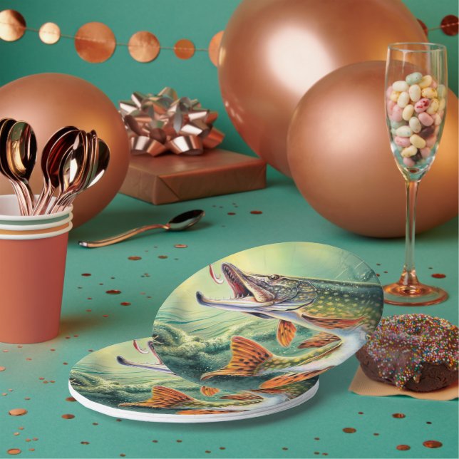 Vintage com qualquer finalidade ou prato de peixe (Múltiplo)