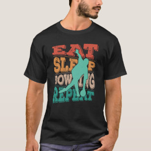 Vintage Coma Boliche do Sono Repetir Camisa