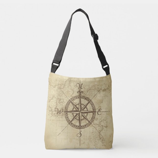 Vintage Compass - Tote Bag (Frente)