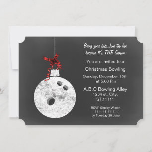 Vintage - Convites para Boliches de Natal