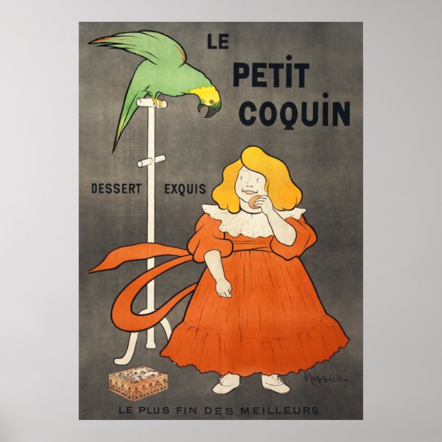 Vintage Cookie Advertisement Poster (Frente)