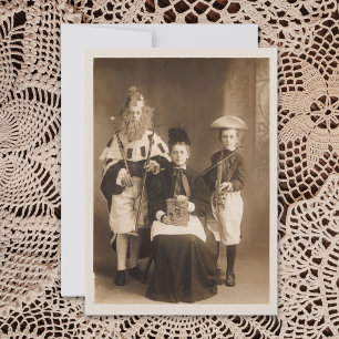 Vintage Costume Convite de festas