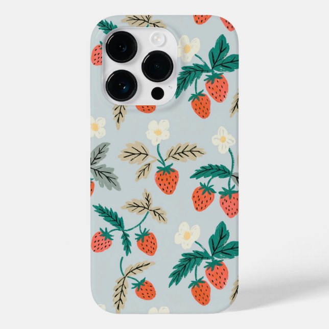 Vintage Cottagecore Strawberry Pattern (Verso)