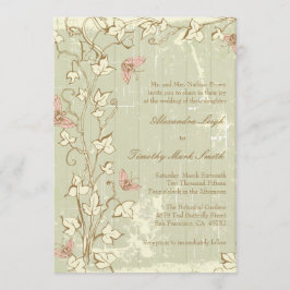 Vintage country rússia convite para casamento