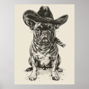 Vintage Cowboy Poster