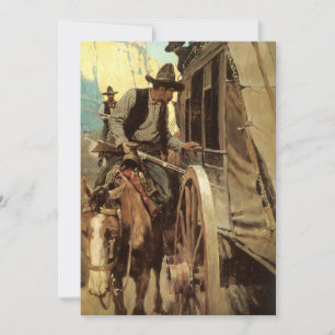 Vintage Cowboys, The Admirable Outlaw por NC Wyeth