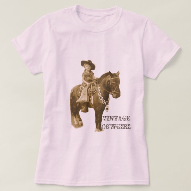 VINTAGE COWGIRL LADIDIS TOP (Frente do Design)