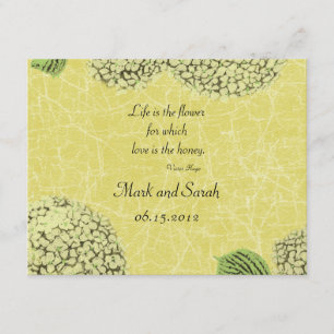 Vintage Crackle Hydrangeas RSVP