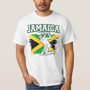 Vintage Cricket Jamaica Flag T-shirt amaicana