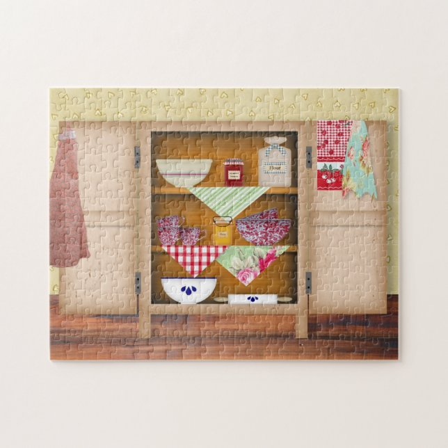 Vintage Cupboard Quebra-cabeça (Horizontal)