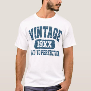 Vintage customizável envelhecido aos t-shirt da