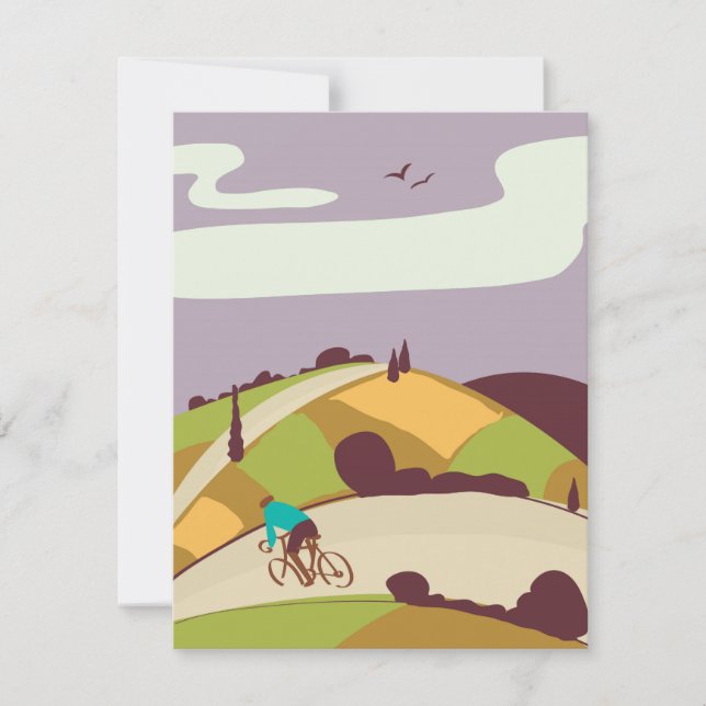 Vintage Cycling Poster (Frente)