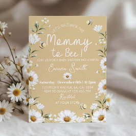 Vintage Daisy Mamães Para O Convite Ao Chá de fral