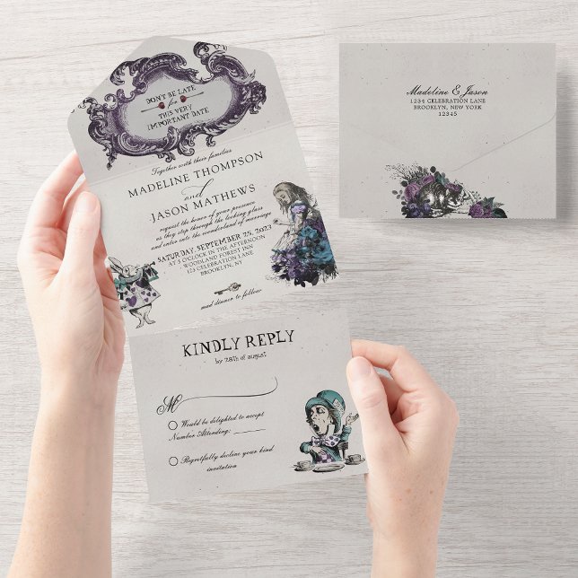 Vintage Dark Alice no Casamento das Maravilhas (Criador carregado)