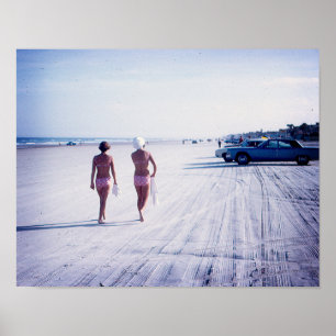 Vintage Daytona Beach Poster