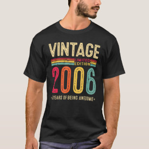 Vintage de 16 anos 2006 Camisetas 16th Birthday Bo