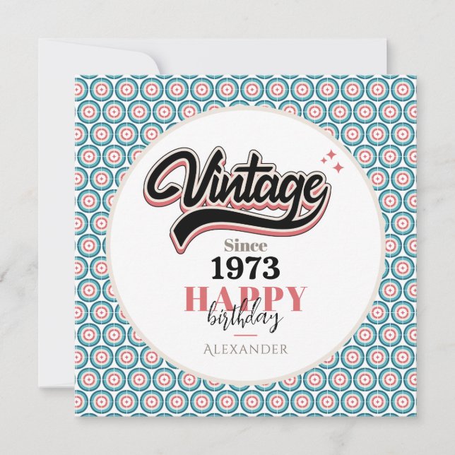 Vintage desde - 1973 (Frente)