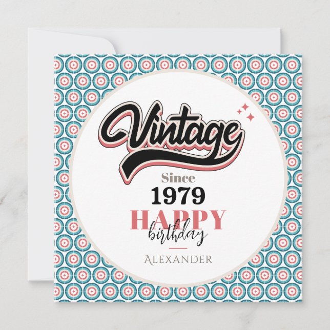 Vintage desde - 1979 (Frente)