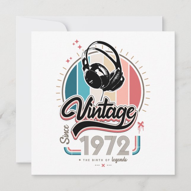 Vintage desde fones de ouvido de 1972 (Frente)