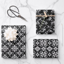 Vintage Design preto e branco 3D fundamental
