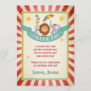 Vintage do carnaval dos cartões de agradecimentos