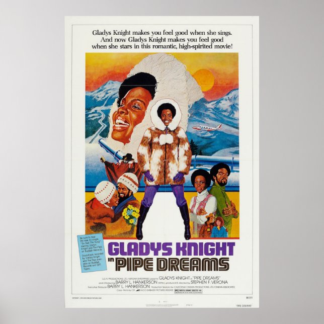 Vintage do filme poster retro do Pipe Dreams (Frente)