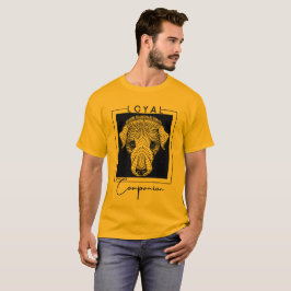Vintage Dog Art T-Shirt por Julie de Graag