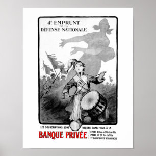 Vintage Drum Art Drummer Impressão Music Anúncio