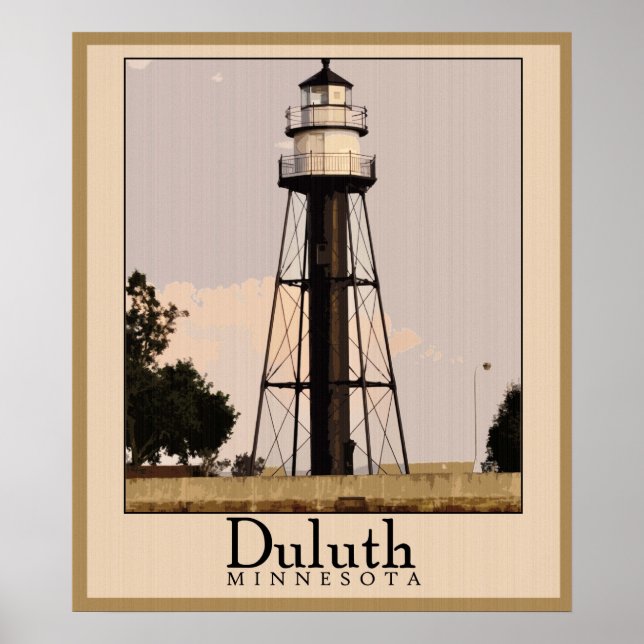Vintage Duluth Minnesota Poster (Frente)
