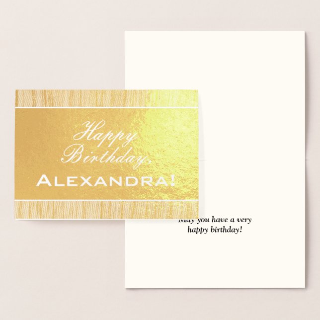 Vintage e Cartão Tradicional de "Parabéns" (Exibição)