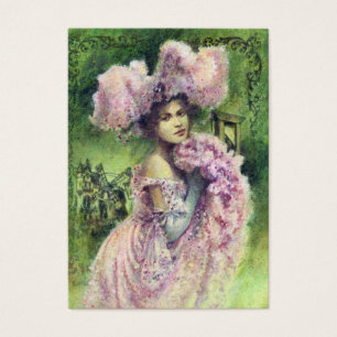 Vintage Edwardian Dancer ACEO Cartão de visita