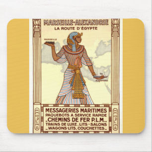 Vintage Egypt Viagem Mousepad