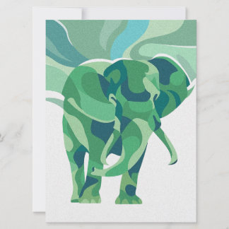 Vintage Elephant Colorful |Presente Bonito Para O