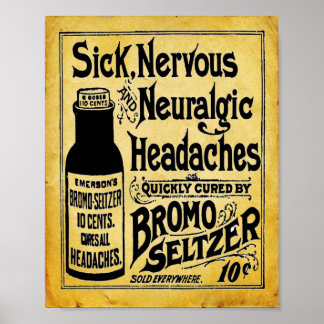 Vintage Emersons Bromo Seltzer Impressão