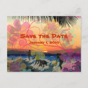 Vintage en retro, Save the Date (Salvar cartão pos